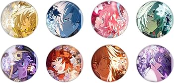 Amazon.co.jp: 崩壊スターレイル 缶バッジ アグライア ファイノン